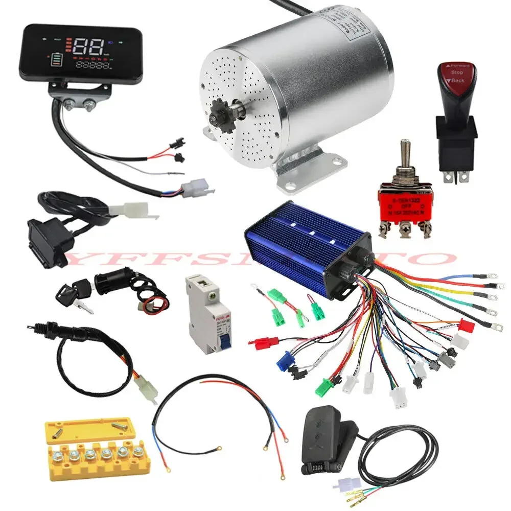 Motorcycle Engine Kit - 72V 3000W Borstelloze Motor MY1020 of