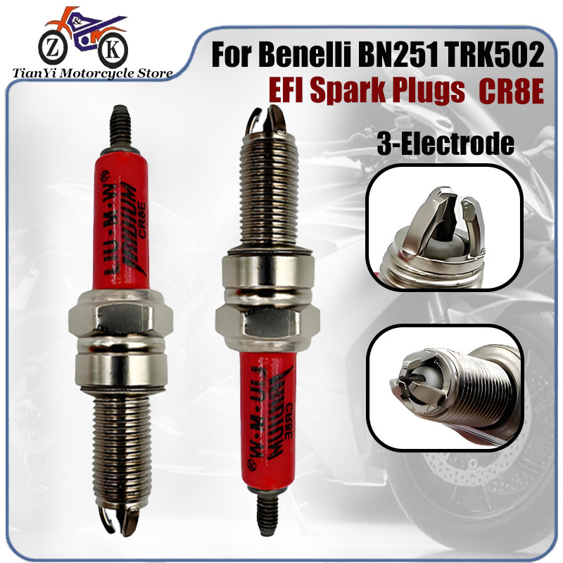1PCS CR8E 3-Elektrode EFI Moto - Motorcycle Spark Plug recensie en prijs
